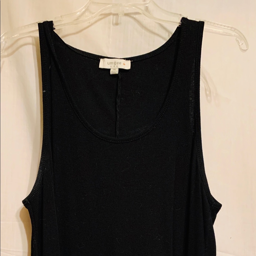 Black Lace Trimmed Shirt Extender